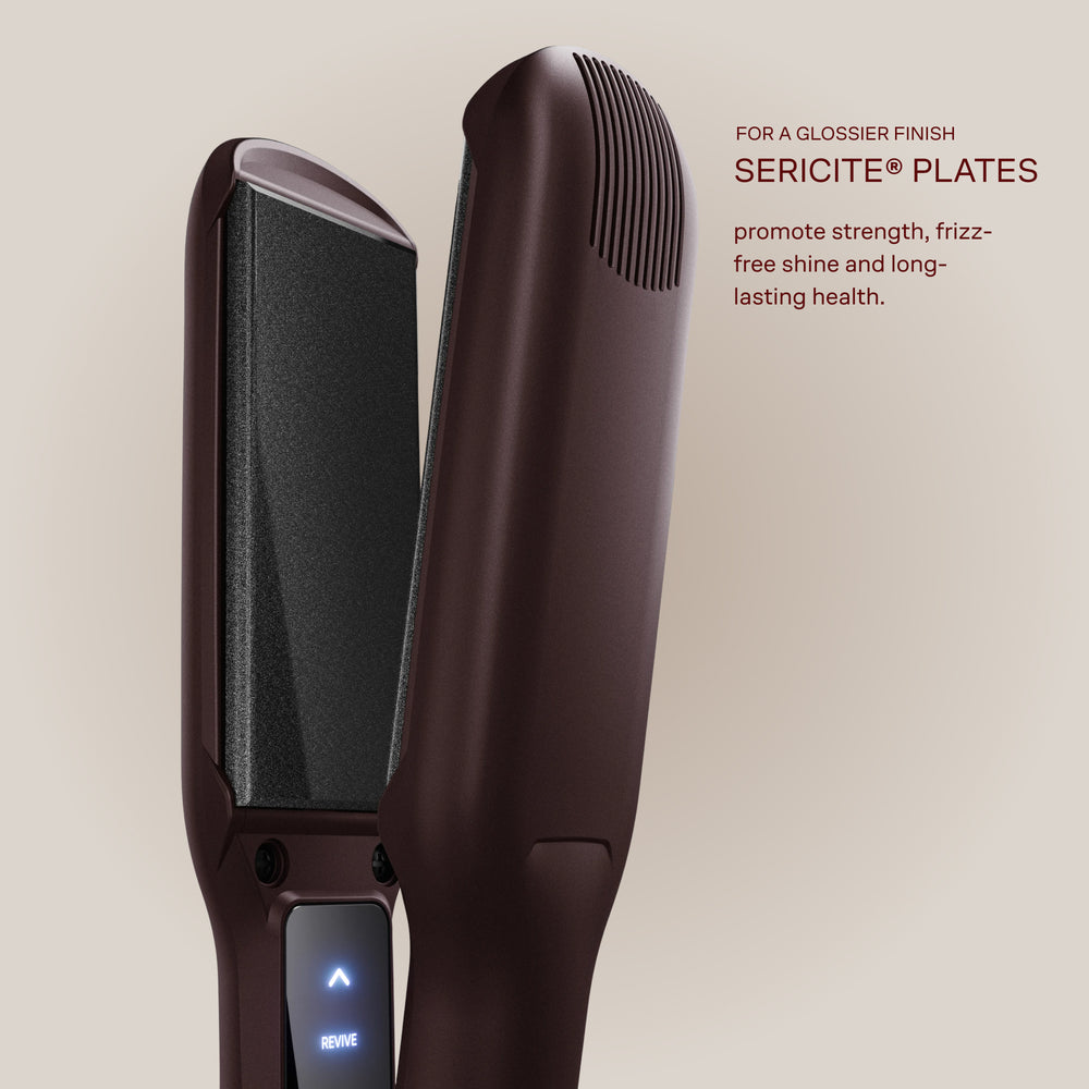 Luxury Dark Burgundy Wide Iron Glätteisen