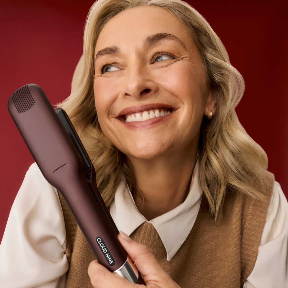 Dark Burgundy Wide Iron Glätteisen