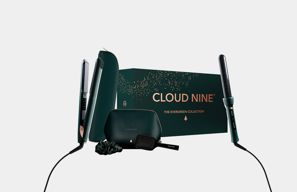 Die Immergrüne Kollektion ORIGINAL IRON GLÄTTEISEN UND CURLING WAND LOCKENSTAB Geschenkset